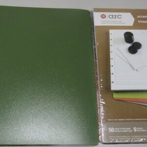 M By Staples Arc Customizable Notebook System Accessory Kit and Notebook set